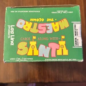 Vintage Carol along with Santa from 1991 🎅🏼